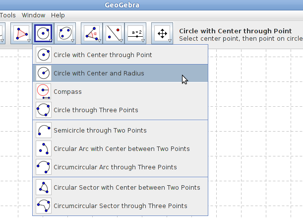 File:Geogebra 12 Circle with Center and Radius.png