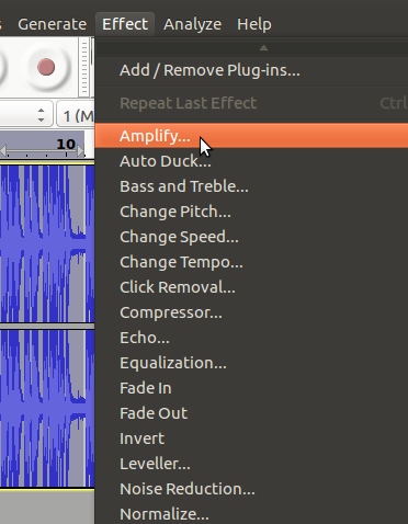 File:Audacity - amplify audio 0.png