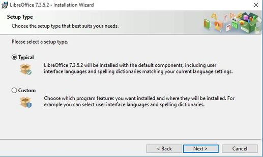 Ready to install the program
