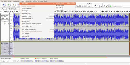 Audacity 4 Add New track.png