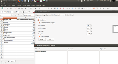 LO Calc 9 Adding Page Header before printing.png