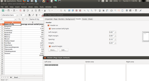 LO Calc 9 Adding Page Header before printing.png