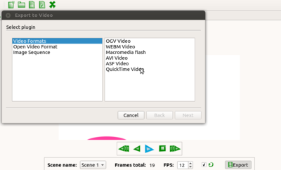Multiple formats to export our project