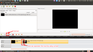 Cutting video clip by using cut tool - openshot.png