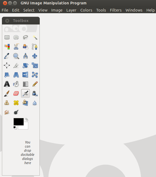 File:GIMP 1 Main Window.png