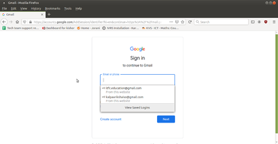 Gmail home page