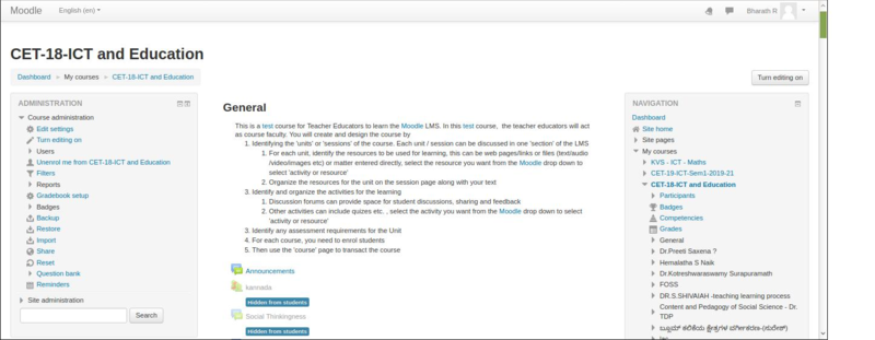 File:2. moodle - After login.png
