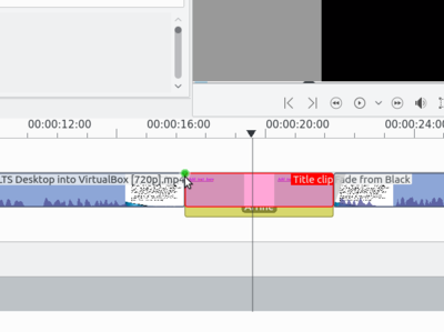 Adding fade in/out for clip