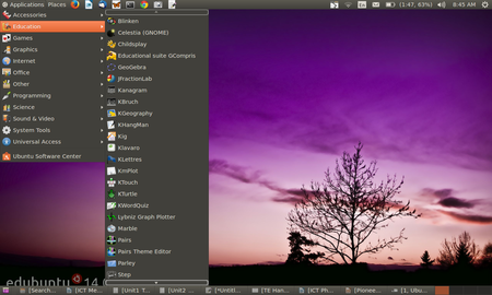 Edubuntu Education Menu.png